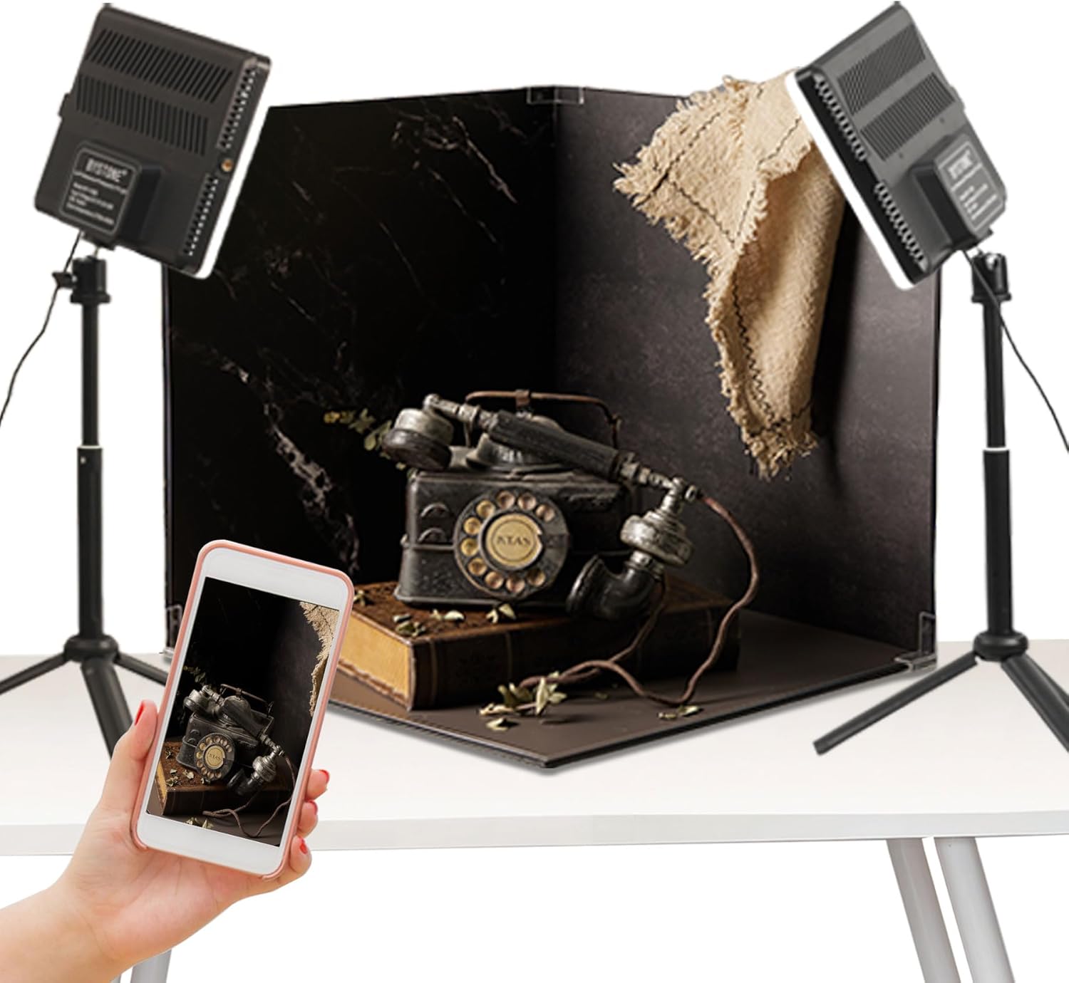 Photography Lighting Reference - Upgrade Portable Photo Studio Kit with