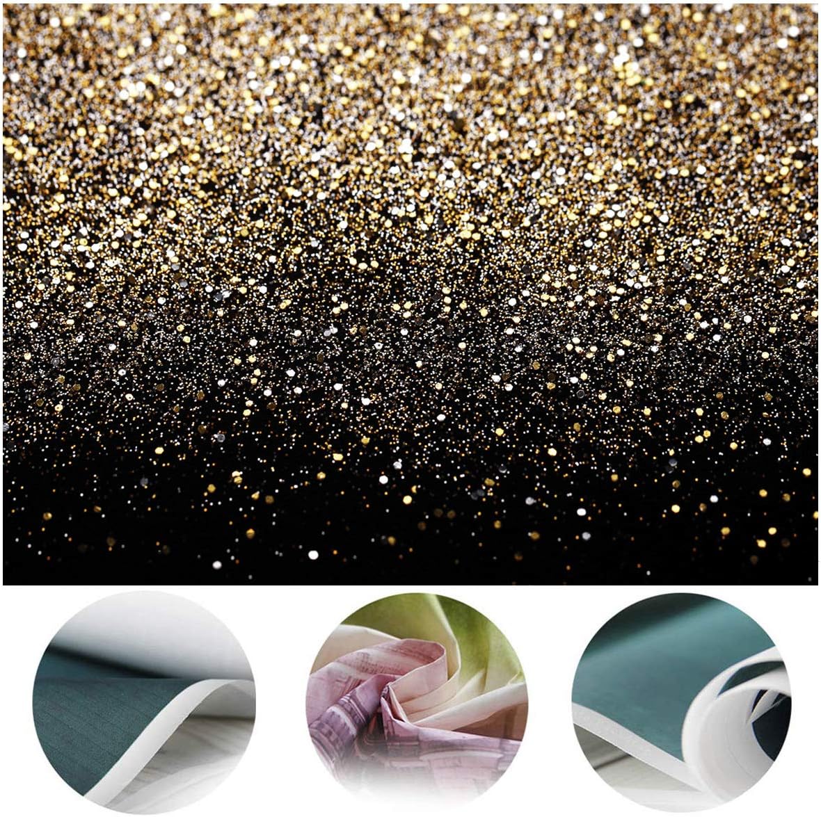 Black and Gold Backdrop for Ph - Photography Lighting Reference 评论和价格