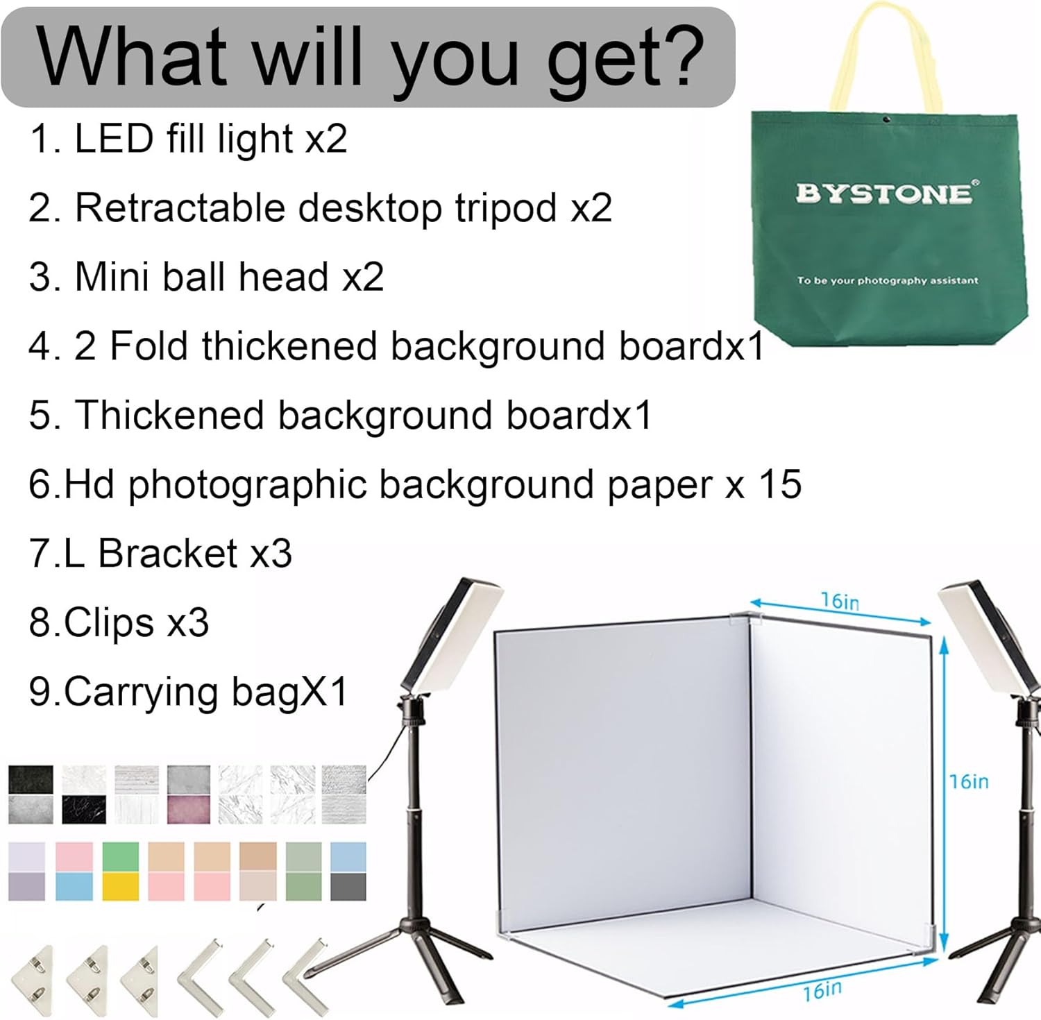 Upgrade Portable Photo Studio  - Photography Lighting Reference 评论和价格
