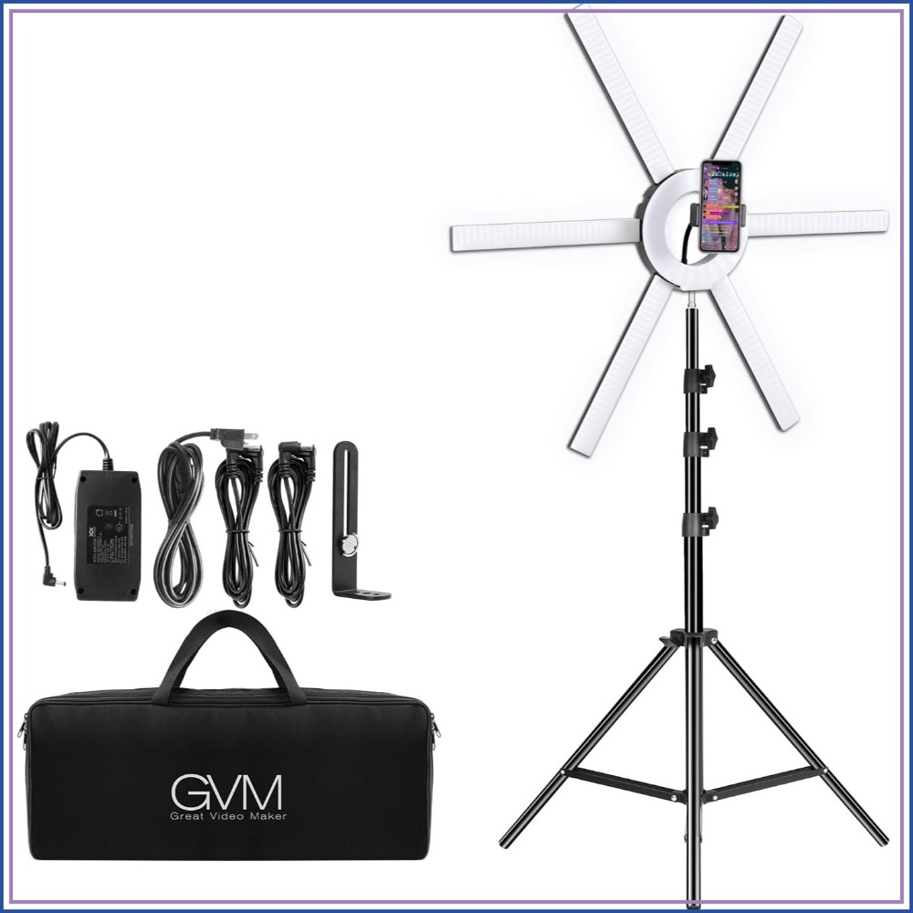 90W LED Ring Light with Detach - Photography Lighting Reference 评论和价格