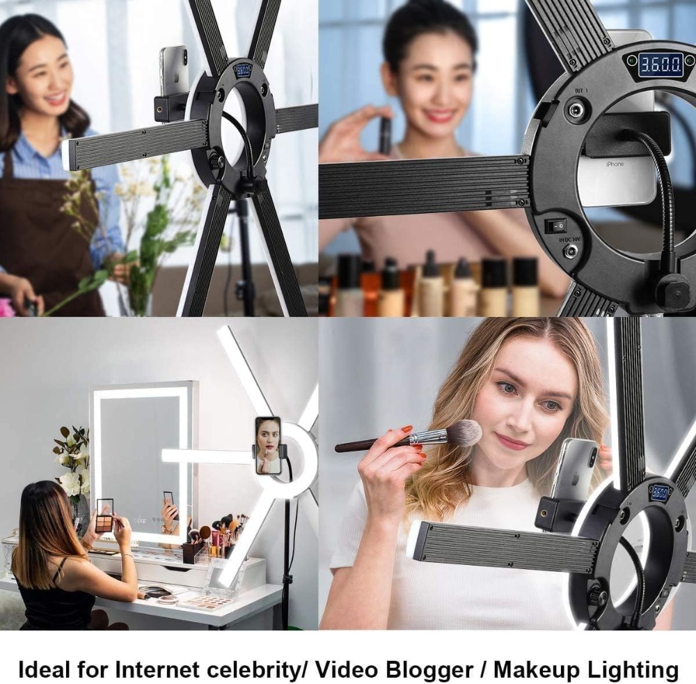90W LED Ring Light with Detach - Photography Lighting Reference 评论和价格