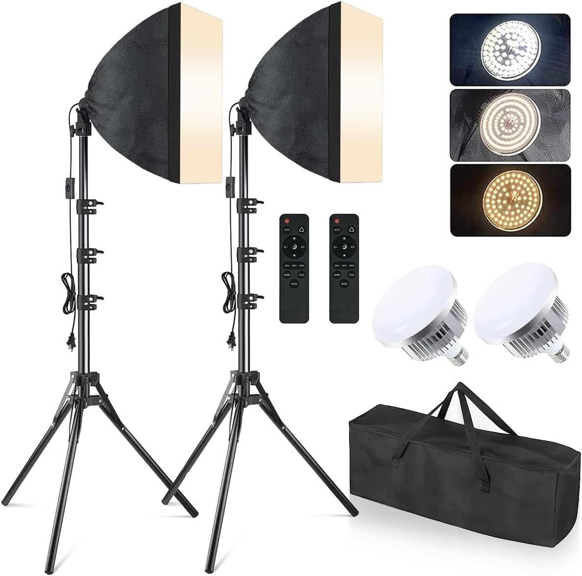 2x 16x16in Softbox Lighting Ki - Photography Lighting Reference 评论和价格