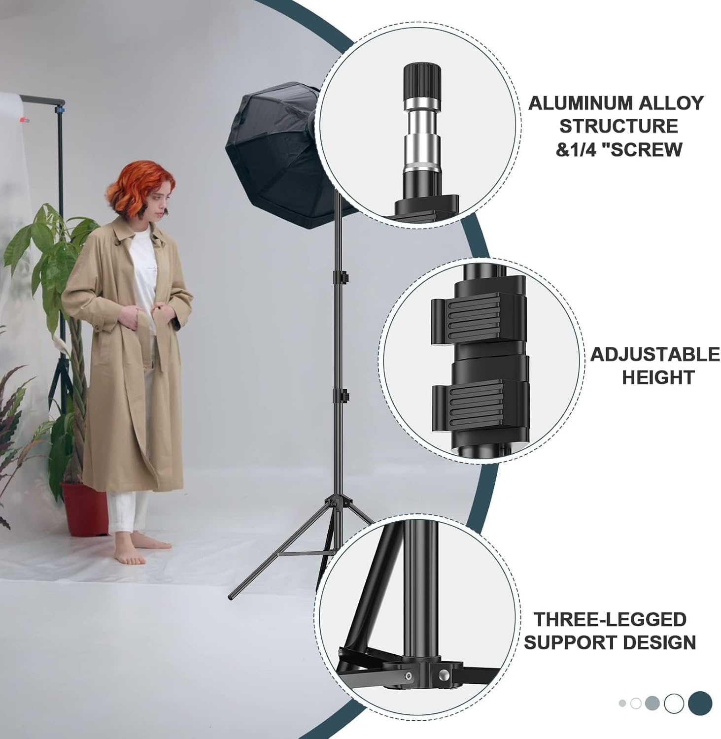 7 Ft Light Stand For Photograp - Photography Lighting Reference 评论和价格