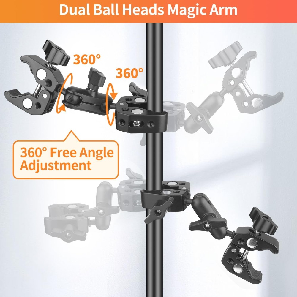 Super Clamp Mount with 360° Ba - Reflector Arm Clamp 评论和价格