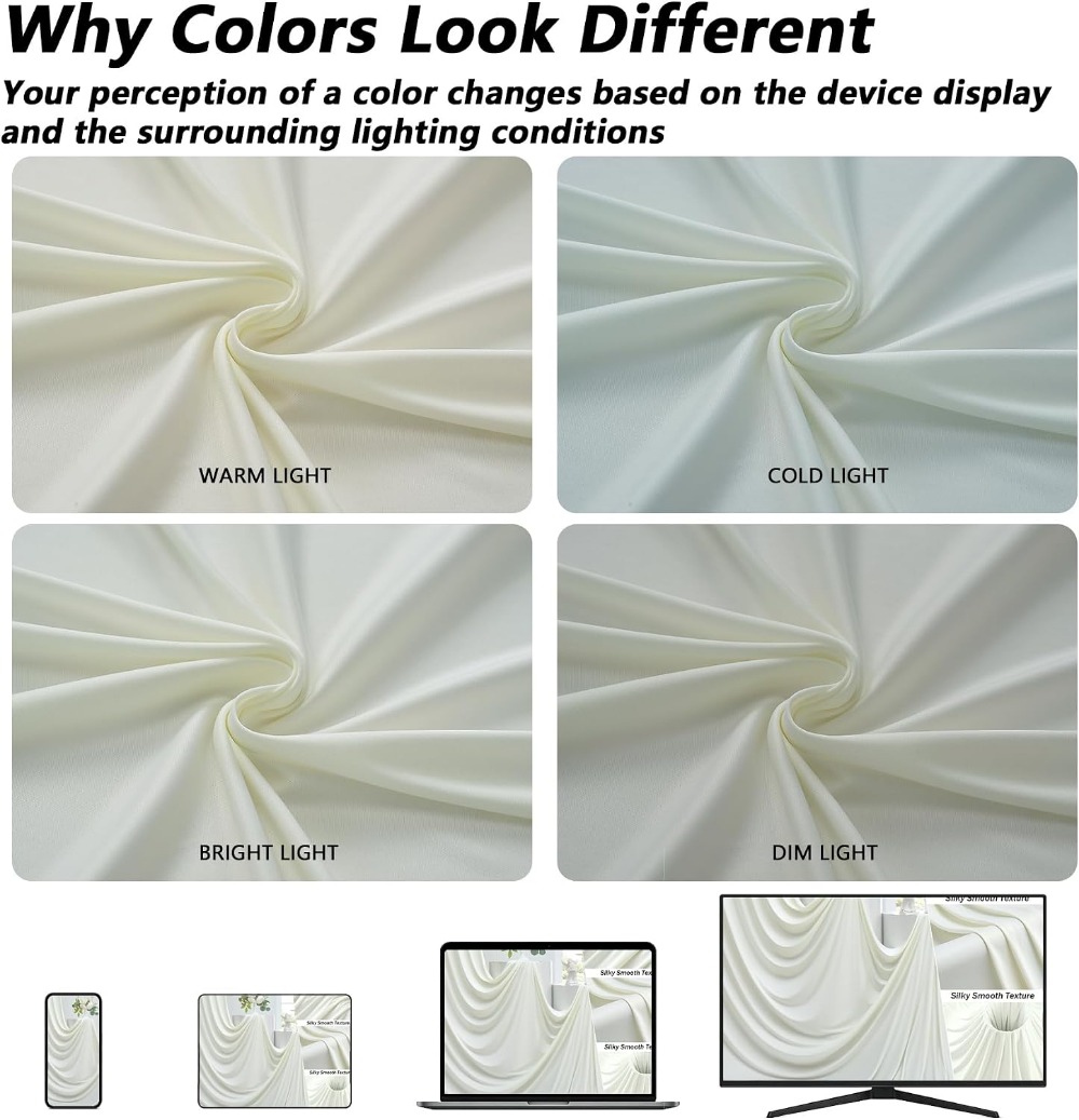 Ivory Backdrop Curtain 20ft x  - Photography Lighting Reference 评论和价格