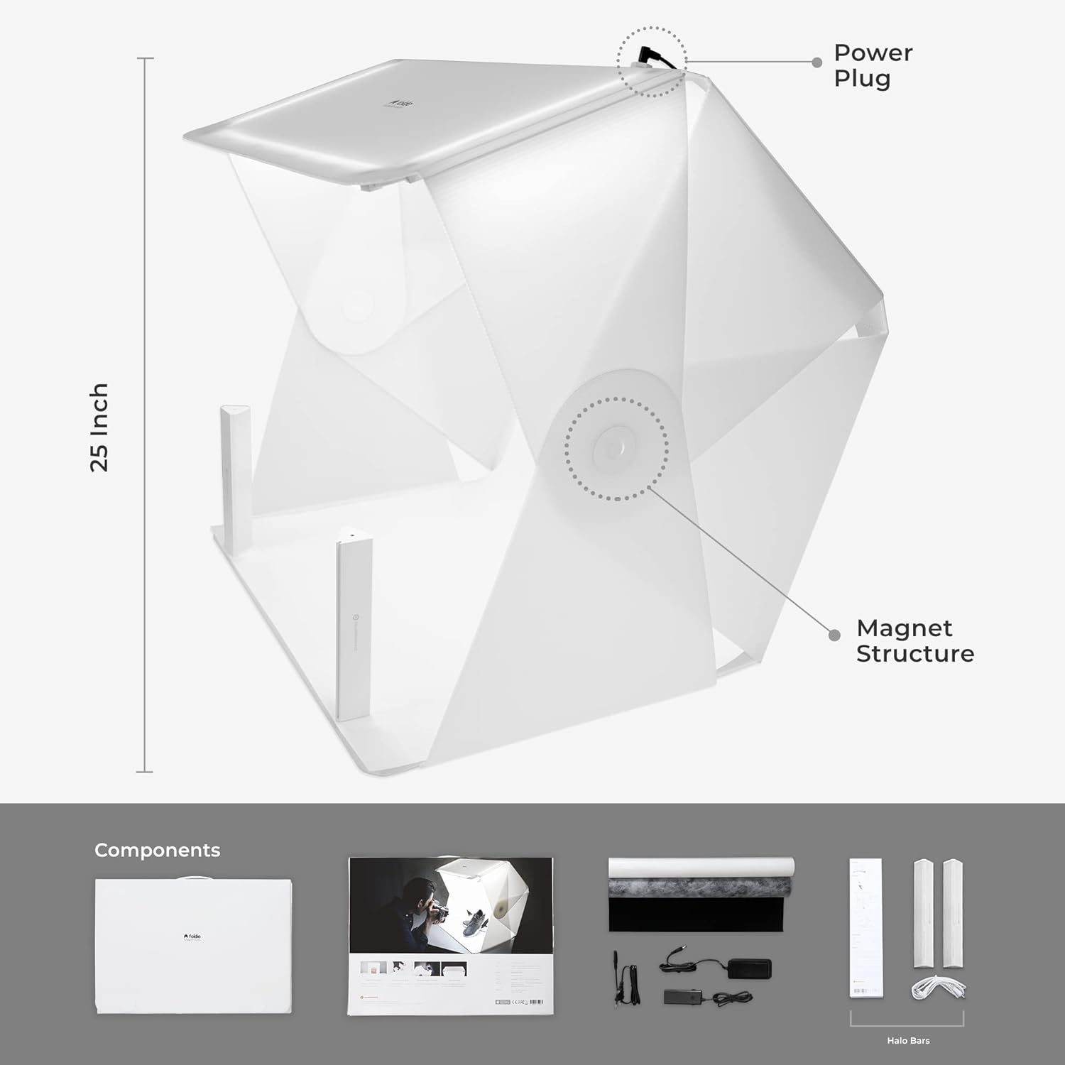 25-Inch Portable Studio Light  - Photography Lighting Reference 评论和价格