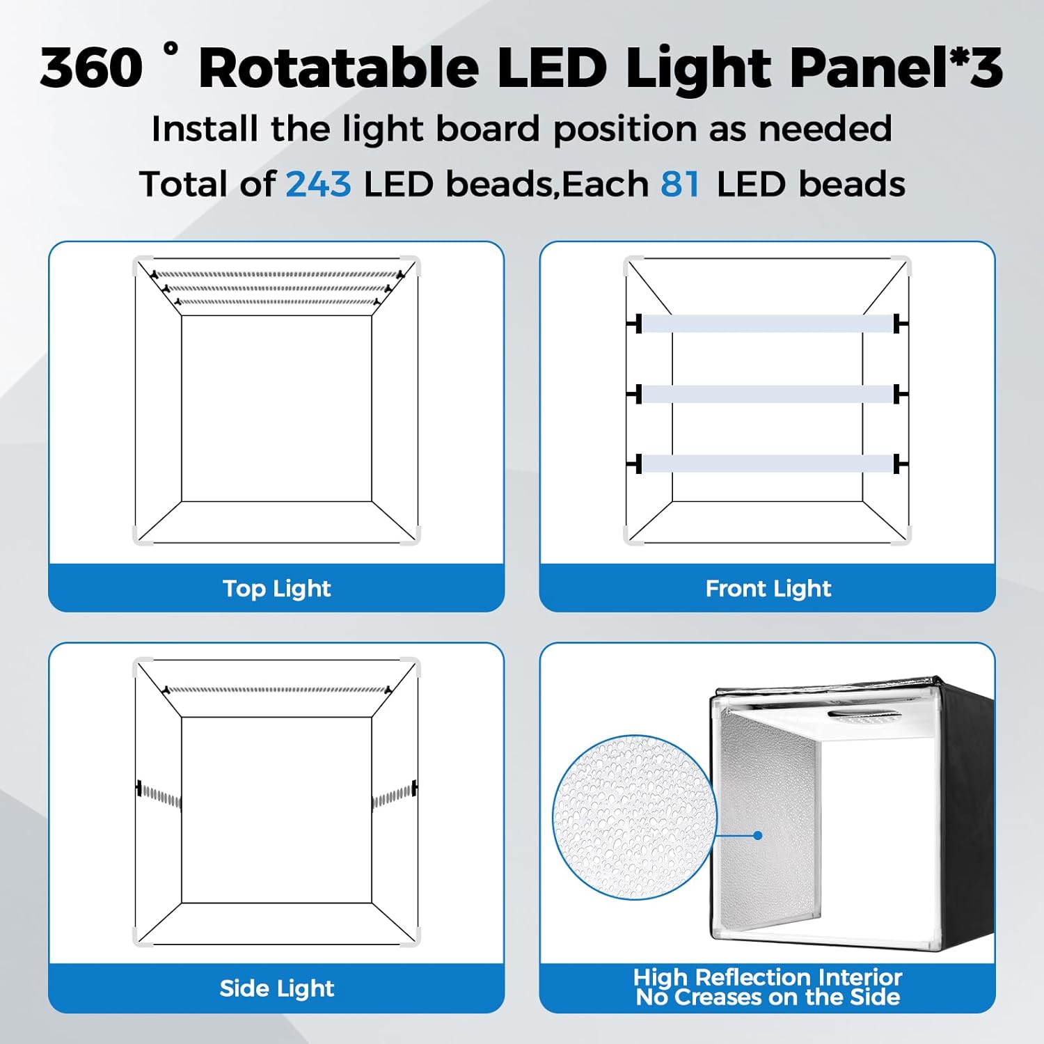 Portable Photo Studio Light Bo - Photography Lighting Reference 评论和价格