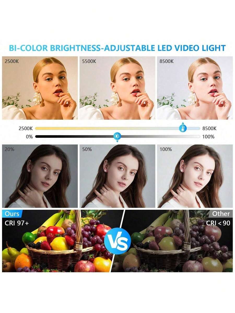 10 Inch LED Studio Spotlight W - Photography And Lighting 评论和价格