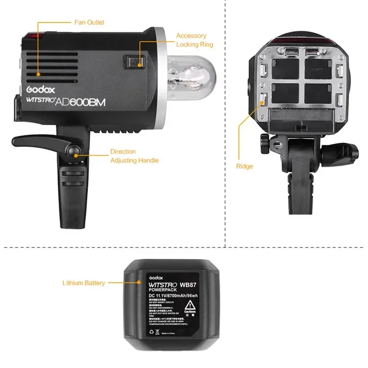 2026 Premium  AD600BM 600W Stu - Photography And Lighting 评论和价格