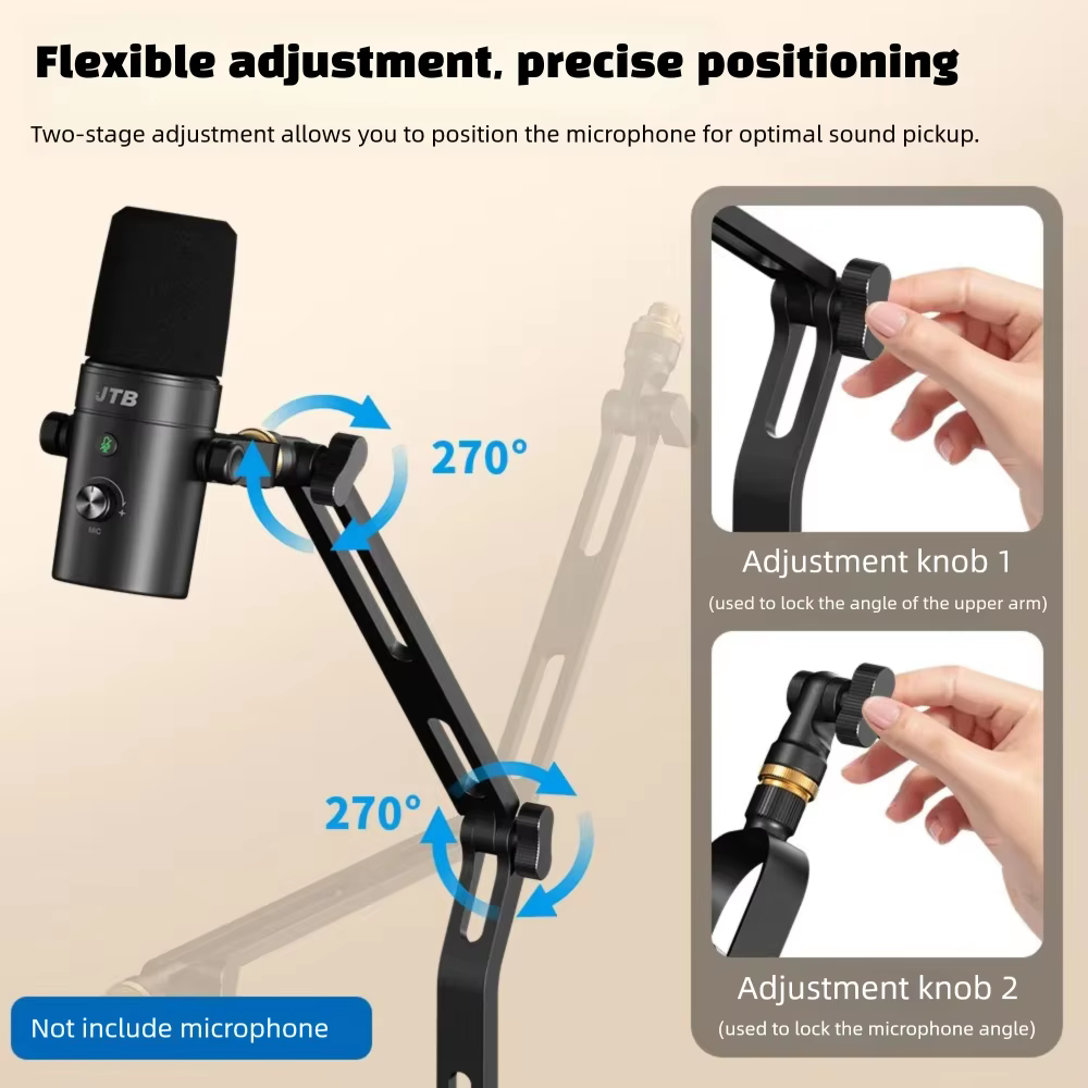Foldable Desktop Microphone St - Boom Arm Stand 评论和价格