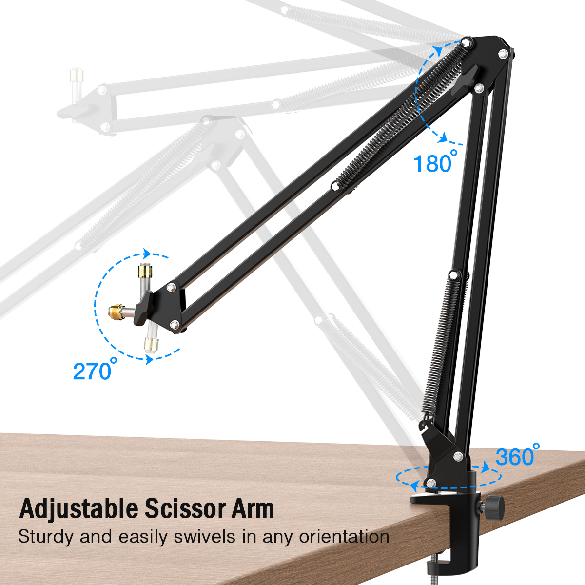 FIFINE Microphone Arm Boom,Adj - Boom Arm Stand 评论和价格
