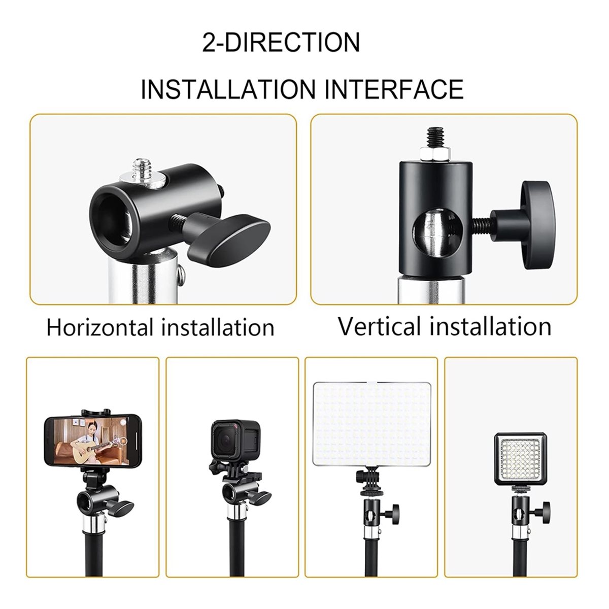 4PCS Light Stand Adapter Rapid - Photography Lighting Tips 评论和价格