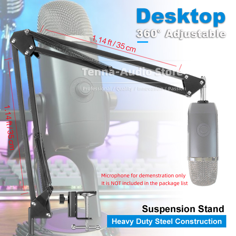Desktop Clamp Suspension Mic B - Boom Arm Stand 评论和价格