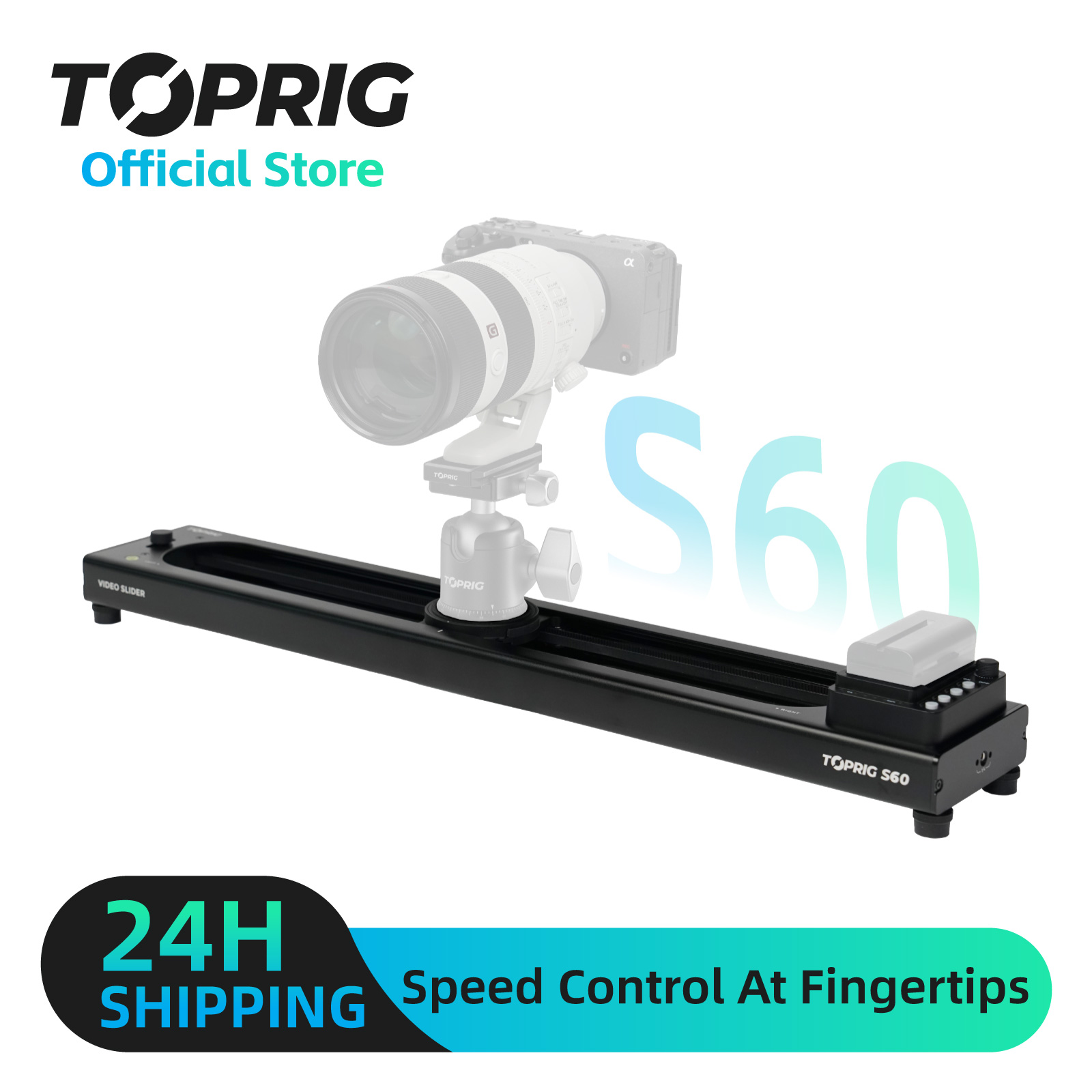Toprig S60 Video slider camera - Photography Loop Lighting 评论和价格