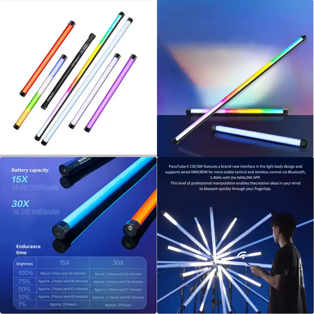 Nanguang Pavotube II 30X RGB P - Photography And Lighting 评论和价格