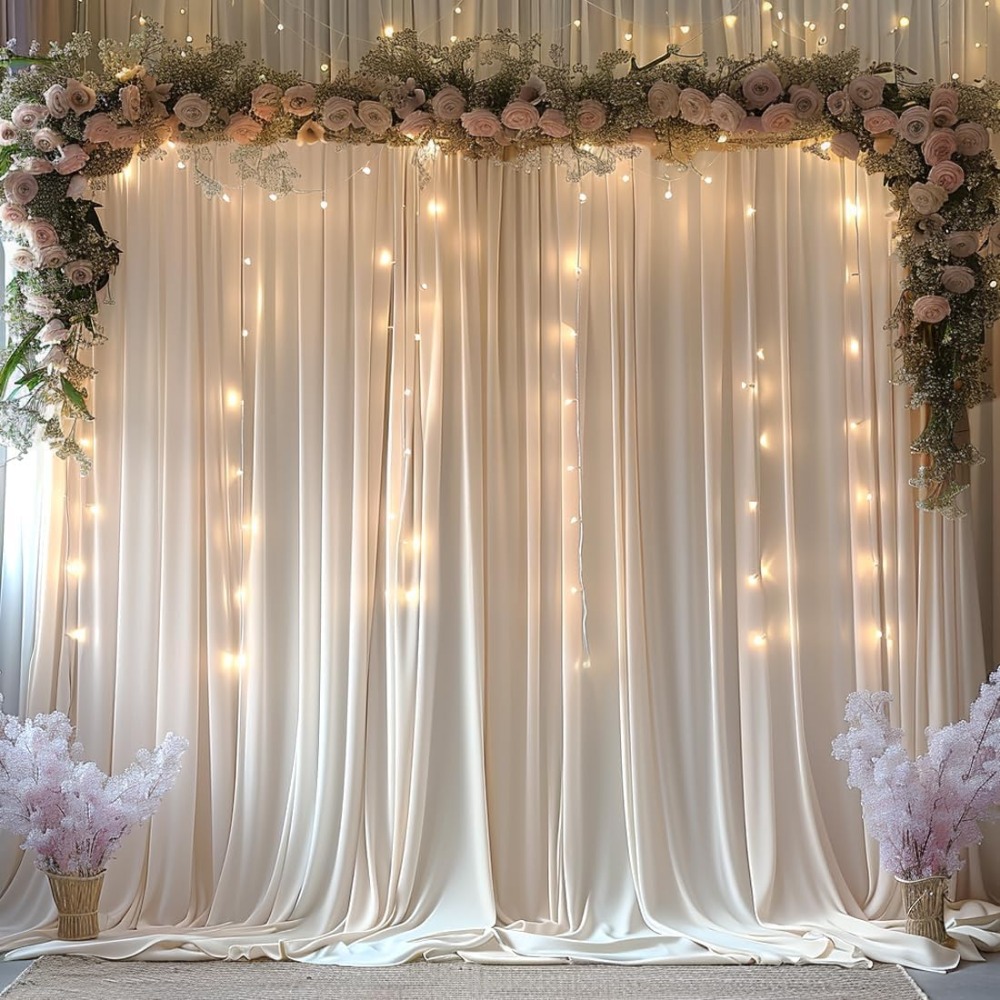 20x10ft Ivory Backdrop Curtain - Photography Lighting Reference 评论和价格