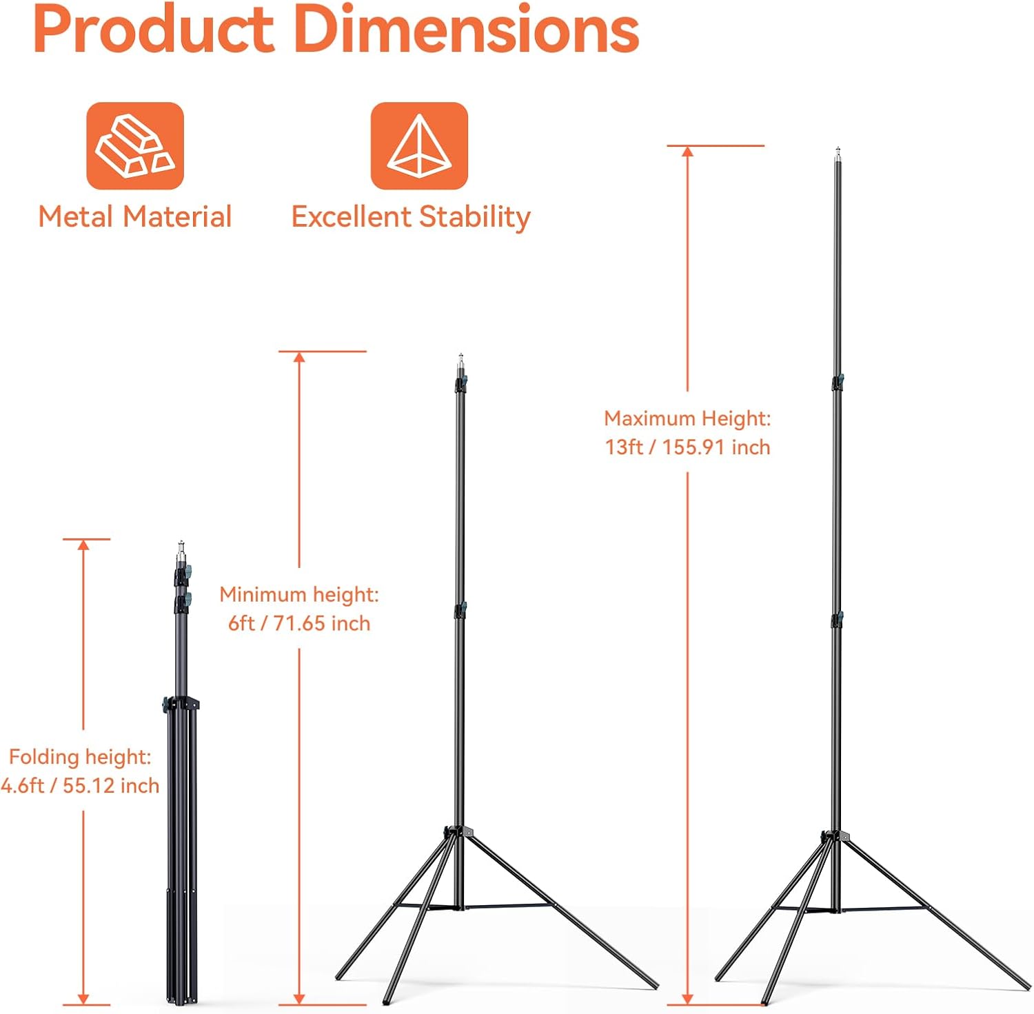 13ft Heavy Duty Light Stand Ph - Photography Lighting Reference 评论和价格