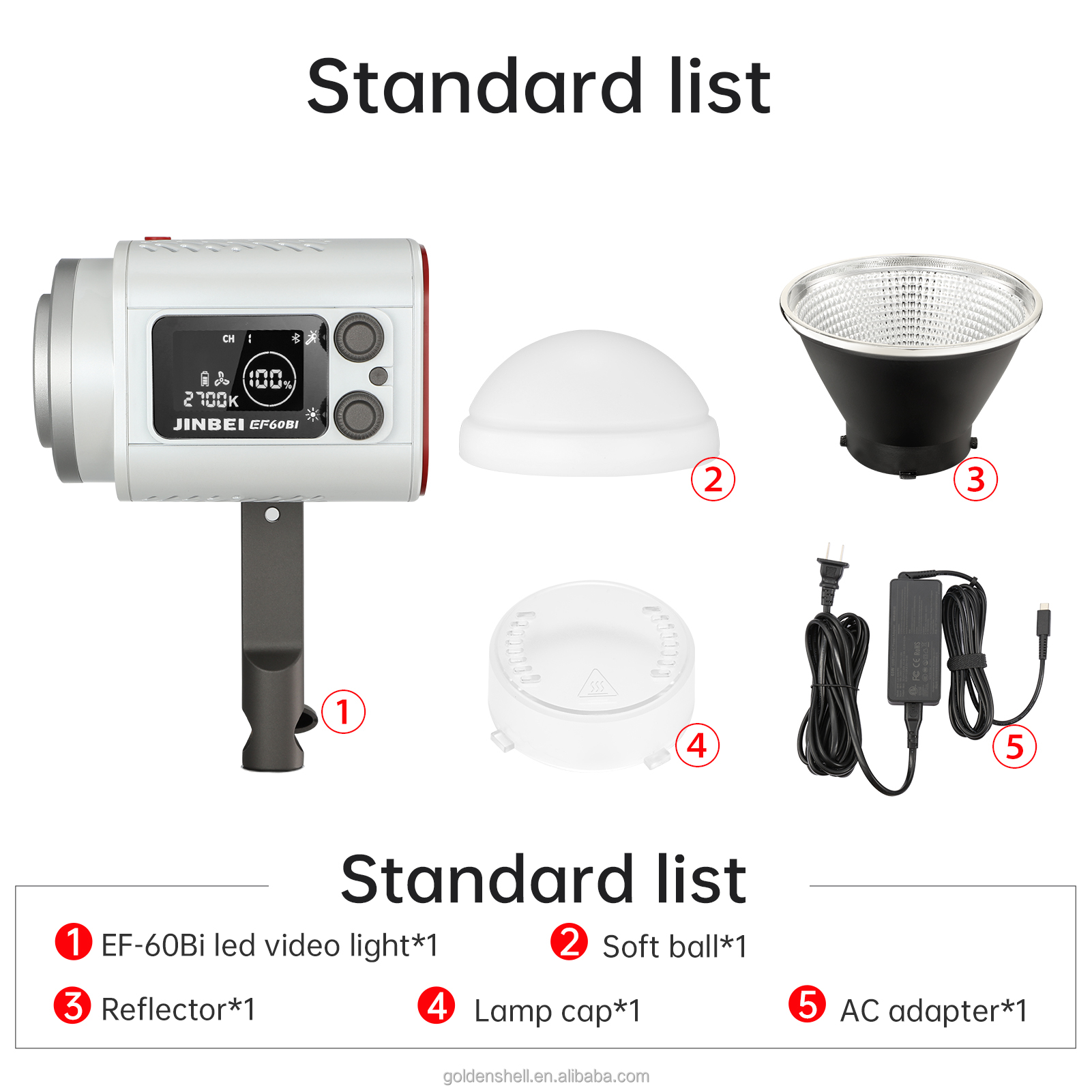 JINBEI EF-60BI Portable Ultra- - Good Lighting In Photography 评论和价格